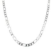 Sterling Silver Gents 3 To 1 Figaro Chain image