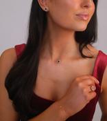 9ct Yellow Gold Earth Grown Ruby &amp; Diamond Cluster Earrings, Pendant &amp; Ring Bundle