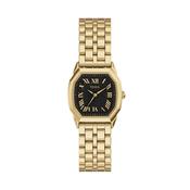 Fossil Harlow Three-Hand Gold-Tone Black Dial Stainless Steel Watch