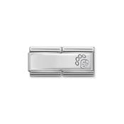 COMPOSABLE CLASSIC CHARMS DOUBLE LINK, Paw Print With Cz image