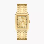 Fossil Carraway Three-Hand Gold-Tone Stainless Steel Watch image