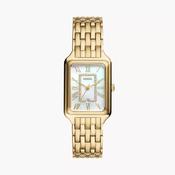 Fossil Raquel Three-Hand Date Gold Tone Stainless Steel Watch