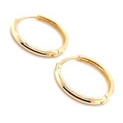 9ct Yellow Gold Polished Hoops image