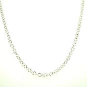 Sterling Silver 18” Chain with Adjustment at 16” image
