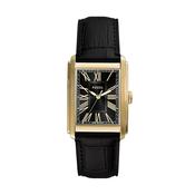 Fossil Carraway Black Three-Hand Dial, Black Croco Leather Watch