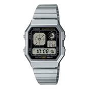 Casio Silver Retro Multifunction Watch