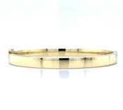 9ct Yellow Gold Square Edge Bangle