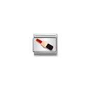 Composable classic SYMBOLS steel, Enamel and 9ct Rose Gold Lipstick