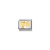 Composable classic RELIGIOUS in Stainless Steel and 18ct Gold Chalice and Host