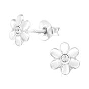 Children’s Sterling Silver Daisy Earring. image