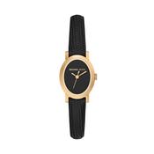 Michael Kors Golden Watch with Black Dial and Strap