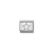 COMPOSABLE Classic SYMBOLS stainless steel, enamel and 925 sterling silver Star with Snowflake image