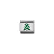 COMPOSABLE Classic SYMBOLS stainless steel, enamel and 925 sterling silver Christmas Tree