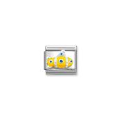 Composable Classic SYMBOLS in stainless steel , enamel and 925 sterling silver Yellow Submarine image