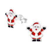 Children’s Sterling Silver Santa Claus Ear Stud