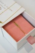 Golden Dusk Engravable Bar Necklace &amp; Bracelet Bundle