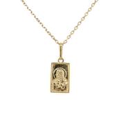 9ct Yellow Gold Holy Medal Pendant image