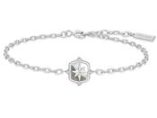 Ania Haie Silver Colour  Block Mother Of Pearl Star Bracelet
