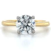 Jane - 18ct Yellow Gold 1.31ct Laboratory Grown Round Brilliant Solitaire Engagement Ring image