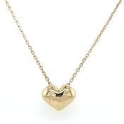 9ct Yellow Gold 'Amare' Floating Heart Pendant