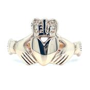Vintage 9ct Yellow Gold Symbolic Claddagh Ring image