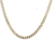 Vintage 9ct Yellow Gold Classic 20” Curb Chain Necklace image