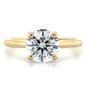 Melody - 18ct Yellow Gold 1.50ct Laboratory Grown Round Brilliant Solitaire Diamond Engagement Ring image