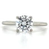 Khoa - Platinum Laboratory Grown 1.00ct Round Brilliant Solitaire Diamond Engagement Ring
