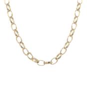 Vintage 9ct Yellow Gold Oval Cable 24” Chain image