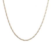 Vintage 9ct Yellow Gold Twisted Round 17” Chain Necklace image