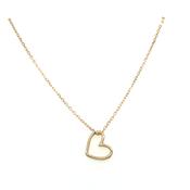 9ct Yellow Gold Hanging Heart Pendant image