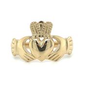 9ct Yellow Gold Ladies Claddagh Ring image