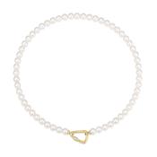 Ania Haie Gold Pearl Lobster Catch Necklace