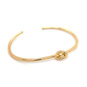 Golden Love Knot Open Bangle image