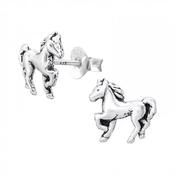 Sterling Silver Horse Earrings image