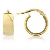 9ct Yellow Gold Small Hoop Earrings