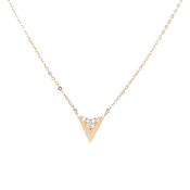 9ct Yellow Gold Sparkling Pointed Pendant image