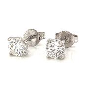 1ct Total Laboratory Created Diamond Earrings image