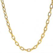 9ct Yellow Gold Oval Link Necklace image