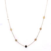 9ct Yellow Gold Tiny Disc Necklace