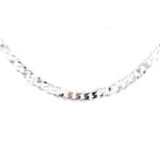 Sterling Silver Flat Curb Chain
