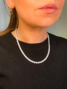 Sterling Silver 18” Tennis Necklace image
