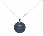 Sterling Silver Will You Marry Me Pendant image