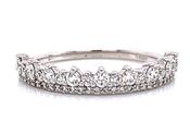 .50ct Earth Grown Diamond Crown Ring 18ct White Gold image
