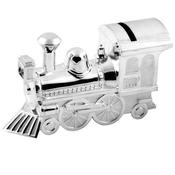 Silver Plated Train Money Box