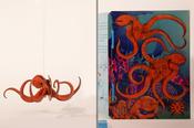 3D Greeting Card: Octopus