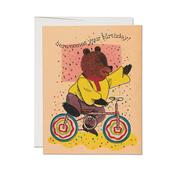 Greeting Card: Richard Scarry, Cycling Bear image
