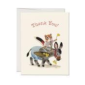 Greeting Card: Richard Scarry, Chipmunk and Donkey image