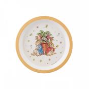 Baby Plate: Peter Rabbit, Apricot