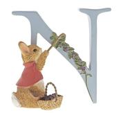 Beatrix Potter Letter Decoration: Cotton Tail - N